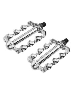 Twisted Flat Pedals 1/2 Chrome.